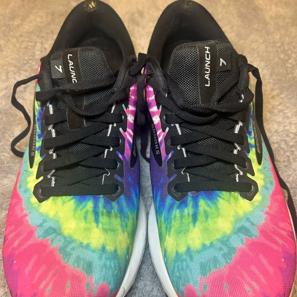 Brooks Launch 7 Rock & Roll Marathon Tie Dye Running Shoes Women’s, Size 8.5B - Picture 10 of 12